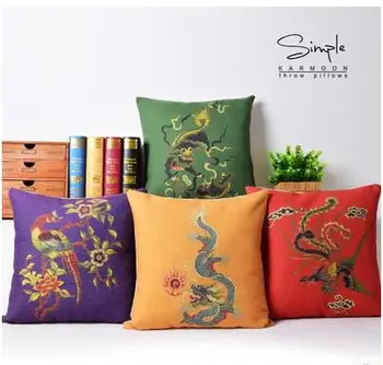45cm China myth feature dragon/phoenix cushion cover traditional retro pillowcase sofa lumbar pillow cover vintage pillow case
45cm China myth feature dragon/phoenix cushion cover traditional retro pillowcase sofa lumbar pillow cover vintage pillow case