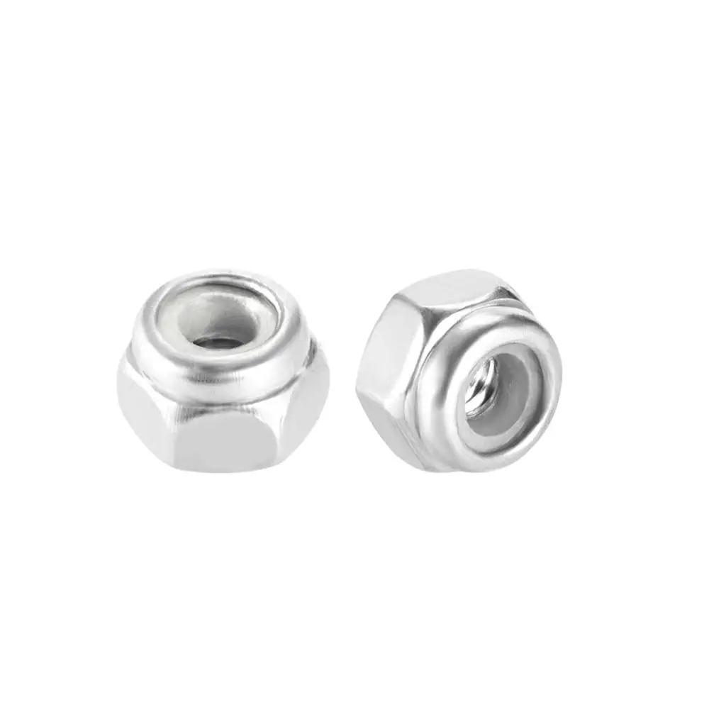 uxcell M14 x 2mm Nylon Insert Hex Lock Nuts Pack of 5 304 Stainless Steel Plain Finish uxcell M14 x 2mm Nylon Insert Hex Lock Nuts Pack of 5 304 Stainless Steel Plain Finish