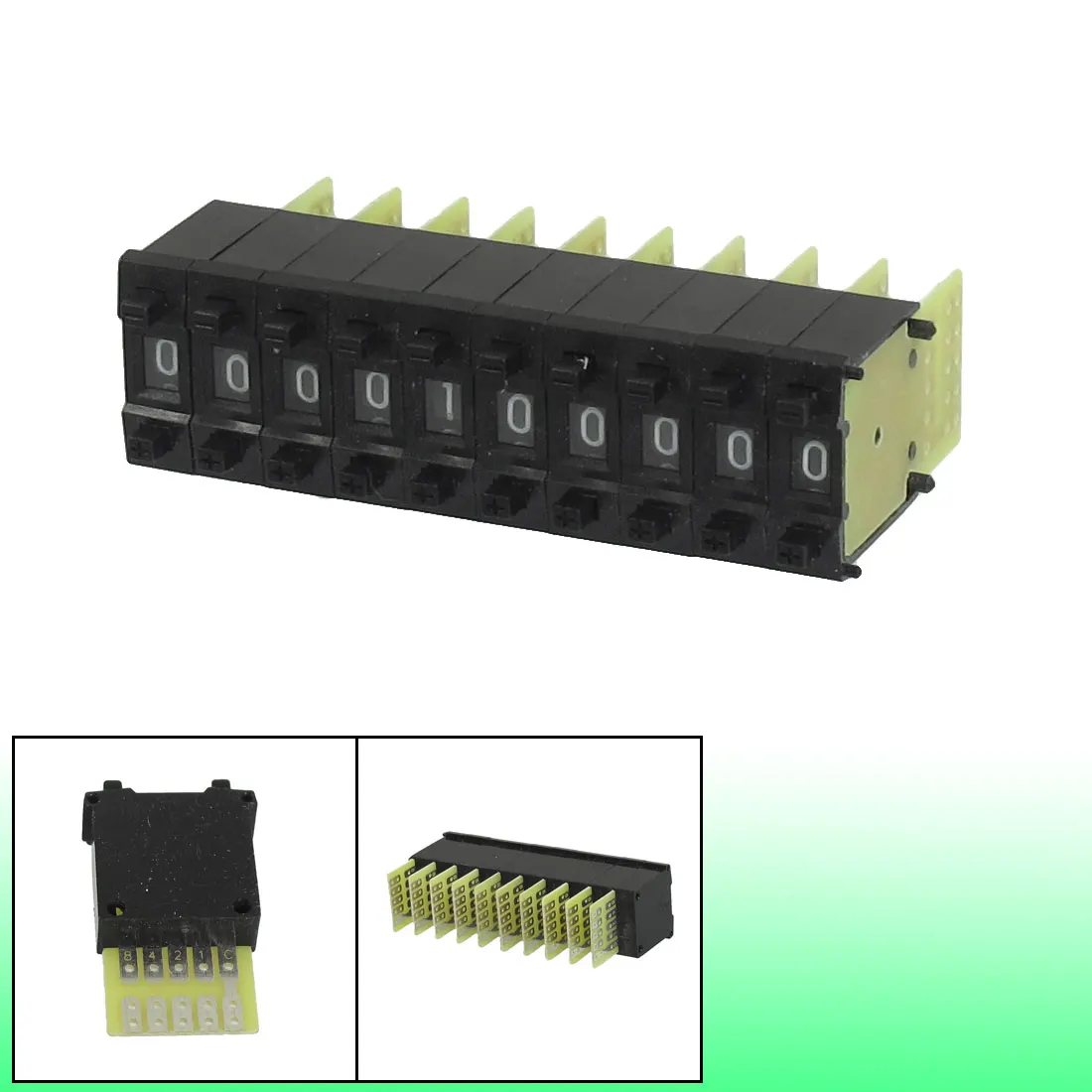 UXCELL 10 Pcs Km2 0-9 Digital Bcd Code Thumbwheel Pushwheel Switches Black 16Mm X 6Mm
UXCELL 10 Pcs Km2 0-9 Digital Bcd Code Thumbwheel Pushwheel Switches Black 16Mm X 6Mm