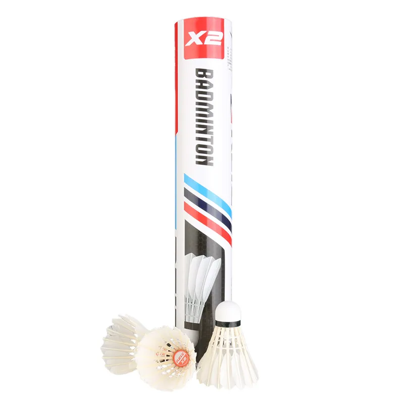 Reiz X2 12PCS/Tube Badminton Shuttlecocks White Feather Shuttlecocks Badminton Accessories For Professional Competition and Game
Reiz X2 12PCS/Tube Badminton Shuttlecocks White Feather Shuttlecocks Badminton Accessories For Professional Competition and Game