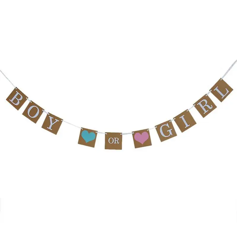 Boy Or Girl Banner Baby Announcement Sign Baby Shower Garland Party Decorations Kids Event & Party Supplies
Boy Or Girl Banner Baby Announcement Sign Baby Shower Garland Party Decorations Kids Event & Party Supplies