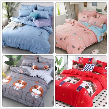 Cute Animal Dog Pattern Duvet Sheet Pillowcase 3/4pcs Bedding Sets Kids Child Soft Cotton Bed Linens Single Twin Queen King Size
Cute Animal Dog Pattern Duvet Sheet Pillowcase 3/4pcs Bedding Sets Kids Child Soft Cotton Bed Linens Single Twin Queen King Size