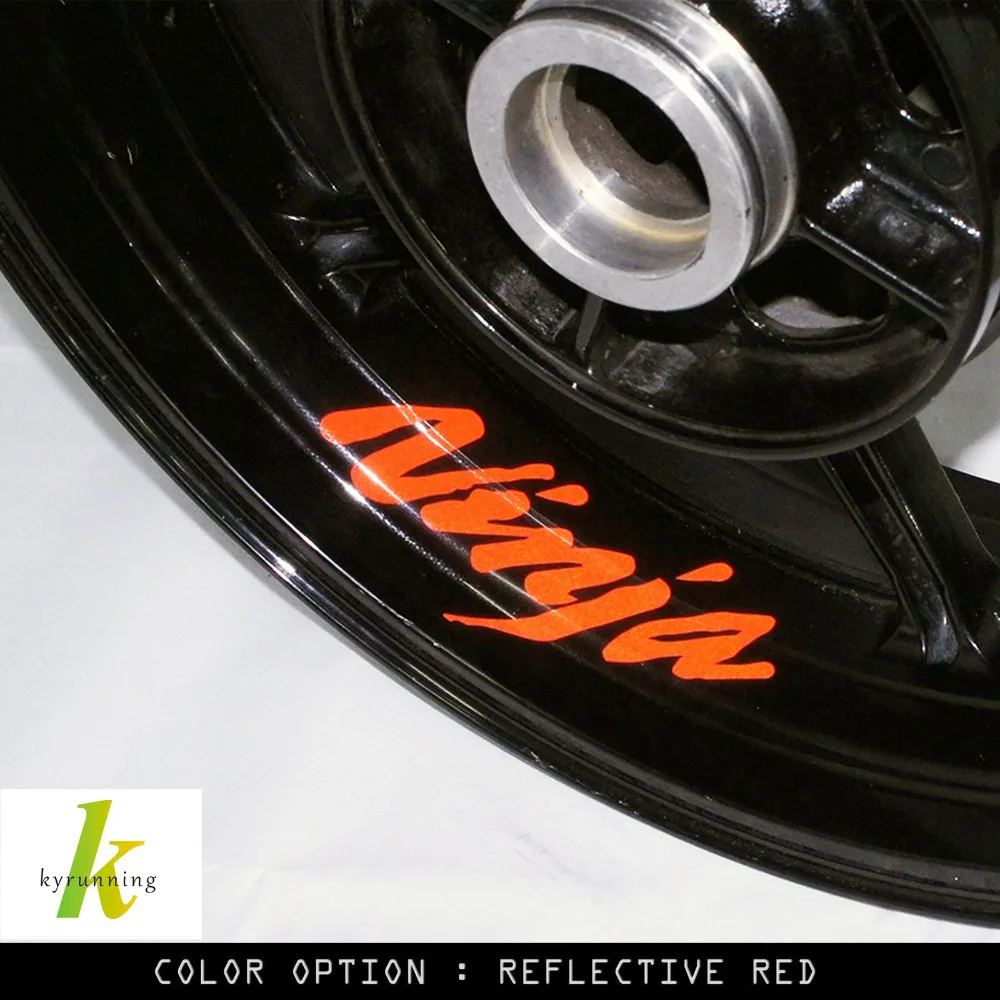 8 X CUSTOM INNER RIM DECALS WHEEL Reflective STICKERS STRIPES FIT KAWASAKI NINJA
8 X CUSTOM INNER RIM DECALS WHEEL Reflective STICKERS STRIPES FIT KAWASAKI NINJA