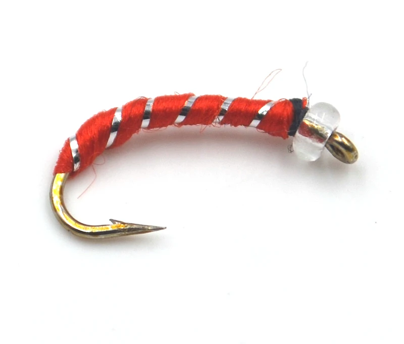10PCS 12# Caddis Larva Chironomid Midge Pupa Buzzer Zebra Nymph Trout Flies 10PCS 12# Caddis Larva Chironomid Midge Pupa Buzzer Zebra Nymph Trout Flies