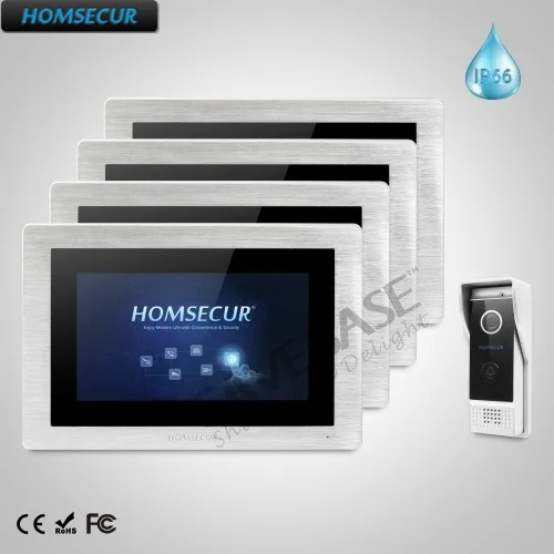 HOMSECUR 7" Wired Video Door Phone Intercom System+Voice Message for Apartment BC031-B +BM714-S
HOMSECUR 7" Wired Video Door Phone Intercom System+Voice Message for Apartment BC031-B +BM714-S