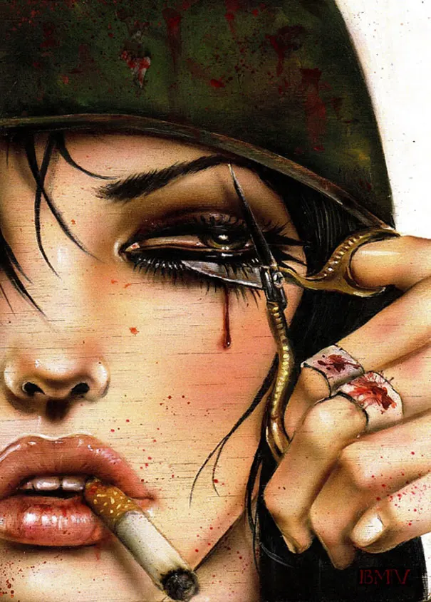 High quality Oil painting Canvas Reproductions Lazy Eye by Brian M.Viveros Painting hand painted
High quality Oil painting Canvas Reproductions Lazy Eye by Brian M.Viveros Painting hand painted