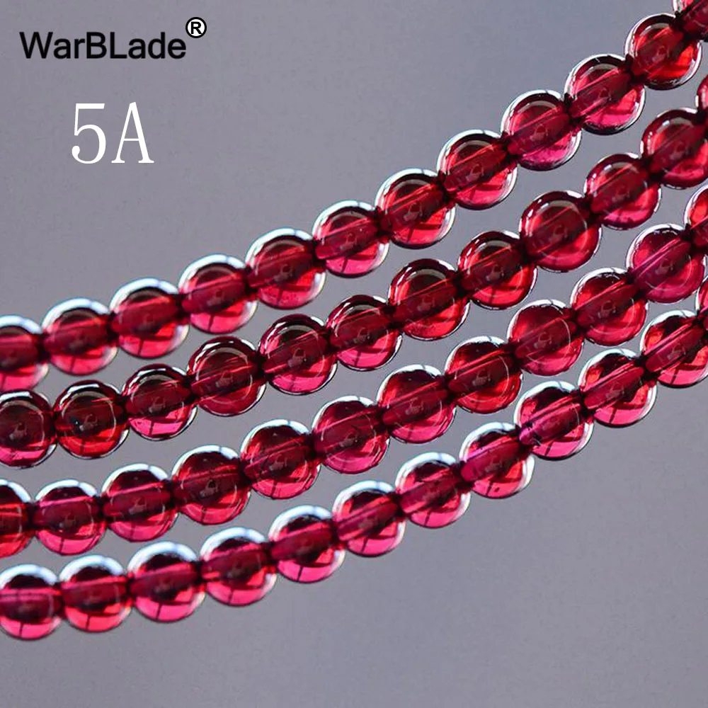 WarBLade AAAAA Natural Stone 5A Red Garnet Beads Round Loose Beads 2MM 3mm 4mm 4.5mm 5mm 6mm 7mm For DIY Bracelet Jewelry Making
WarBLade AAAAA Natural Stone 5A Red Garnet Beads Round Loose Beads 2MM 3mm 4mm 4.5mm 5mm 6mm 7mm For DIY Bracelet Jewelry Making