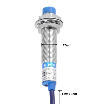 

UXCELL 4mm Switches Inductive Proximity Approach Sensor Switch PNP NC DC 6-36V 200mA 3-wire Cylinder Category LJ12A3-4-Z/AY