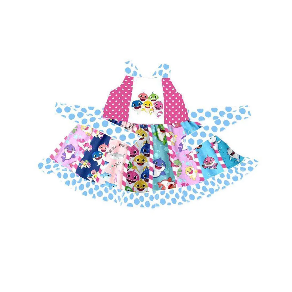 children's clothing girl print animal pattern fashion word collar strap dress baby shark dress
children's clothing girl print animal pattern fashion word collar strap dress baby shark dress