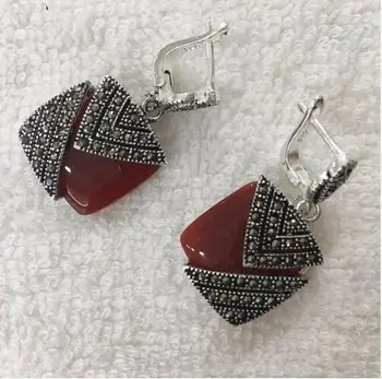 Naturel Vert 925 Argent & Rouge Marcassite Boucles D'oreilles 1">>girls jades Free shipping
Naturel Vert 925 Argent & Rouge Marcassite Boucles D'oreilles 1">>girls jades Free shipping