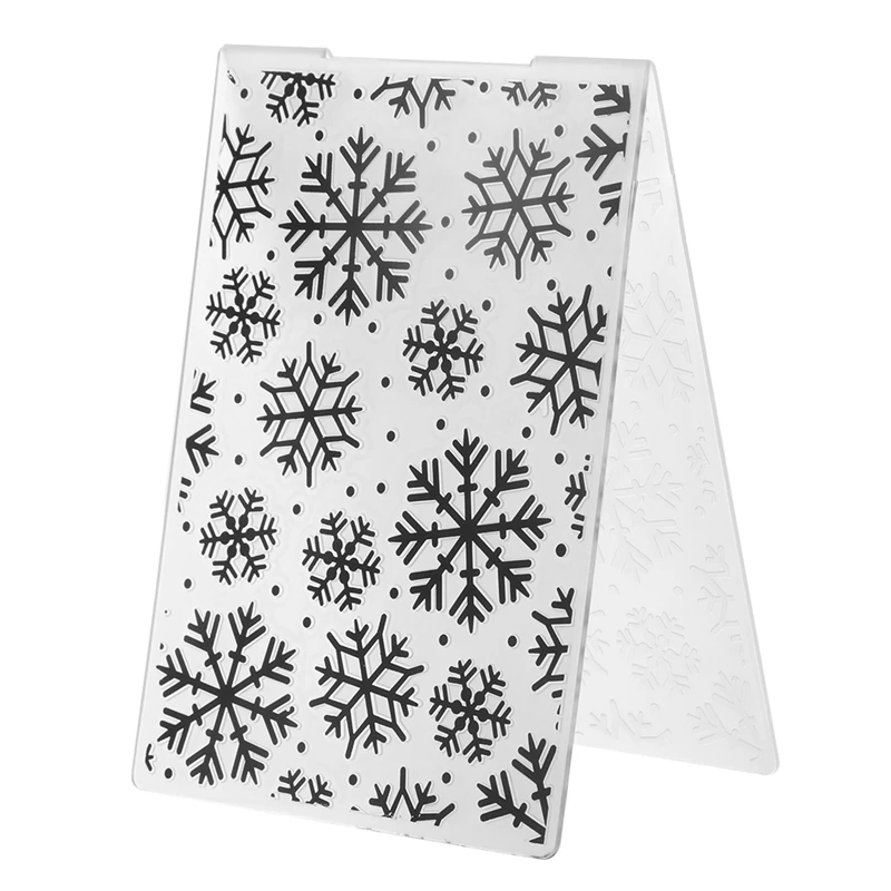 Snowflake Plastic Embossing Folders for DIY Scrapbooking Embossing Paper Craft Card Making Decoration Supplies Template Molds
Snowflake Plastic Embossing Folders for DIY Scrapbooking Embossing Paper Craft Card Making Decoration Supplies Template Molds