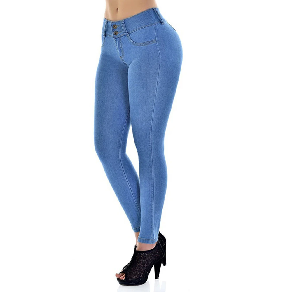 Fashion High Waist Women Skinny Denim Pencil Pants All-match Long Trousers Jeans
Fashion High Waist Women Skinny Denim Pencil Pants All-match Long Trousers Jeans