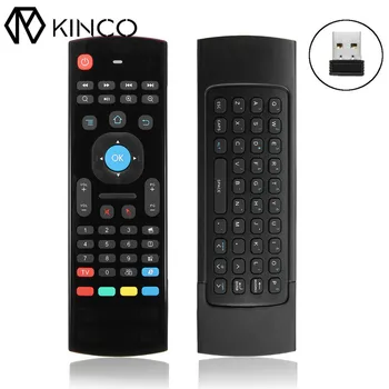 KINCO Multi-Function Remote 2.4G USB Receiver Remote Controller with 3D mouse & Wireless keyboard for Smart TV TV Box etc.
KINCO Multi-Function Remote 2.4G USB Receiver Remote Controller with 3D mouse & Wireless keyboard for Smart TV TV Box etc.