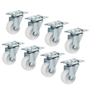 Uxcell 8pcs White 1.18inch 1.5/2nch with Brake Swivel PP 360 Degree Top Plate Mounted Caster Wheel 22/33/44lb Capacity Each
Uxcell 8pcs White 1.18inch 1.5/2nch with Brake Swivel PP 360 Degree Top Plate Mounted Caster Wheel 22/33/44lb Capacity Each