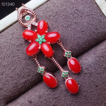 KJJEAXCMY boutique jewelry 925 pure silver inlaid natural Red Coral Pendant + Necklace support detection
KJJEAXCMY boutique jewelry 925 pure silver inlaid natural Red Coral Pendant + Necklace support detection