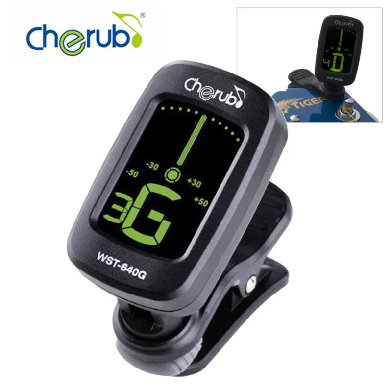 New Arrival WST-640G Clip On Auto-on Auto-off Guitar Tuner LCD Display Black Musical Stringed Instruments Guitar Accessories
New Arrival WST-640G Clip On Auto-on Auto-off Guitar Tuner LCD Display Black Musical Stringed Instruments Guitar Accessories