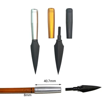 12pcs Aluminum Arrow Insert For OD 8mm 5/16 inch Hunting Wooden Bamboo Arrows Connect Arrow Points Broadheads Arrowhead 3colors
12pcs Aluminum Arrow Insert For OD 8mm 5/16 inch Hunting Wooden Bamboo Arrows Connect Arrow Points Broadheads Arrowhead 3colors