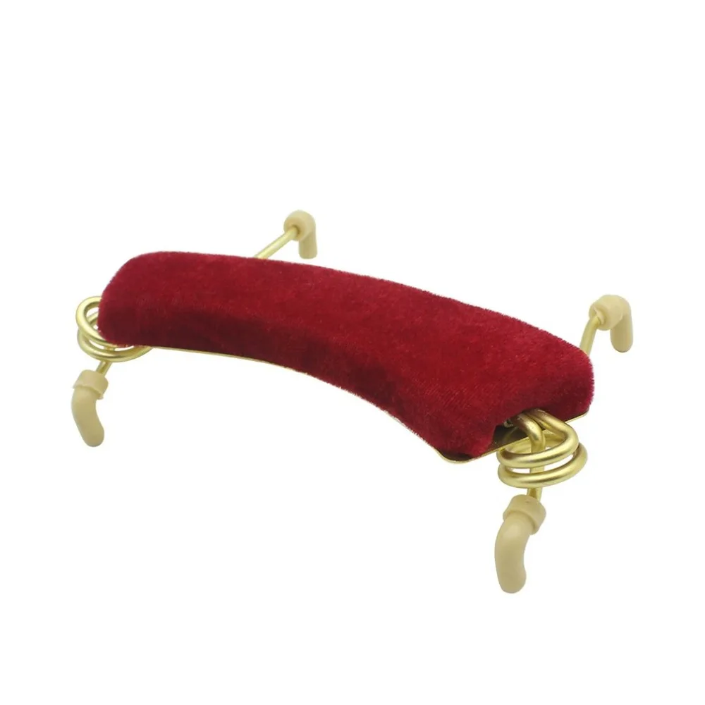 Professional Metal Spring Rose Red Violin Shoulder Rest Flannel Cushions For 1/2 Violin Chin Rest Violin Parts Accessories
Professional Metal Spring Rose Red Violin Shoulder Rest Flannel Cushions For 1/2 Violin Chin Rest Violin Parts Accessories