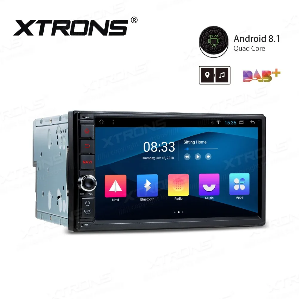 XTRONS 2 Din 7'' Android 8.1 Universal Car Multimedia Radio Stereo Player GPS Navigation OBD FM DAB+ WIFI USB Bluetooth NO DVD
XTRONS 2 Din 7'' Android 8.1 Universal Car Multimedia Radio Stereo Player GPS Navigation OBD FM DAB+ WIFI USB Bluetooth NO DVD