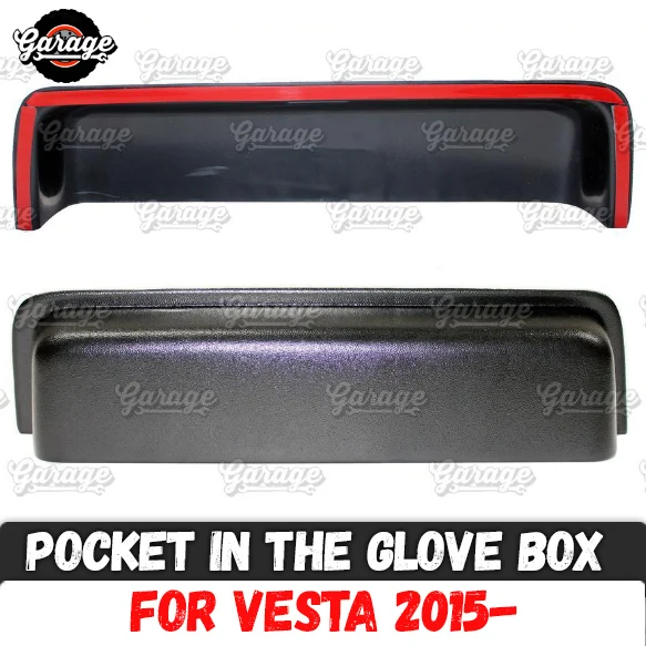 Pocket in the glove box for Lada Vesta 2015- ABS plastic pad accessories organizer console function car styling tuning
Pocket in the glove box for Lada Vesta 2015- ABS plastic pad accessories organizer console function car styling tuning
