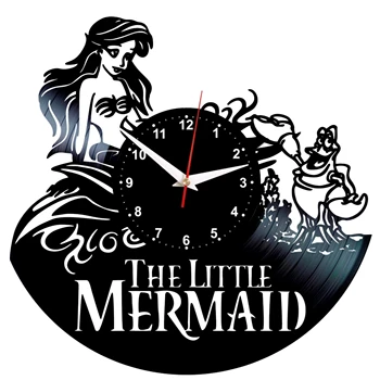 Mermaid Ariel Wall Clock Vinyl Vinyl Record Retro Clock Handmade Vintage Gift Style Room Home Decorations Great Gift Clock
Mermaid Ariel Wall Clock Vinyl Vinyl Record Retro Clock Handmade Vintage Gift Style Room Home Decorations Great Gift Clock