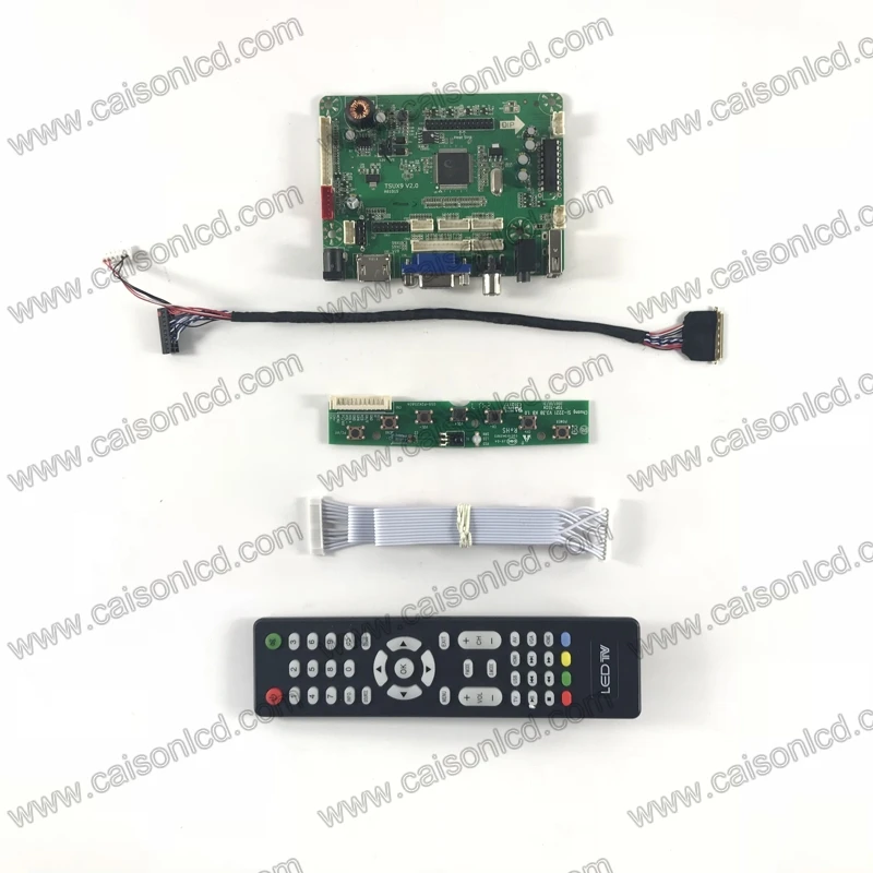 TSUX9 V2.0 LCD controller board with HDMI VGA AV AUDIO for 5V LCD panel 15.6 inch 1366X768 LP156WH3-TLL2 B156XW02 V6 N156BGE-L62
TSUX9 V2.0 LCD controller board with HDMI VGA AV AUDIO for 5V LCD panel 15.6 inch 1366X768 LP156WH3-TLL2 B156XW02 V6 N156BGE-L62