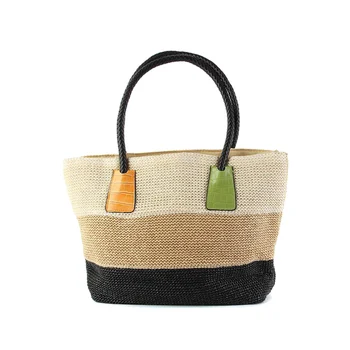 New Women Summer Handbag Bohemian Female Beach Stripe Straw Bags Travel Lady Shopping Shoulder Bag Casual Knitted Tote SS3252
New Women Summer Handbag Bohemian Female Beach Stripe Straw Bags Travel Lady Shopping Shoulder Bag Casual Knitted Tote SS3252