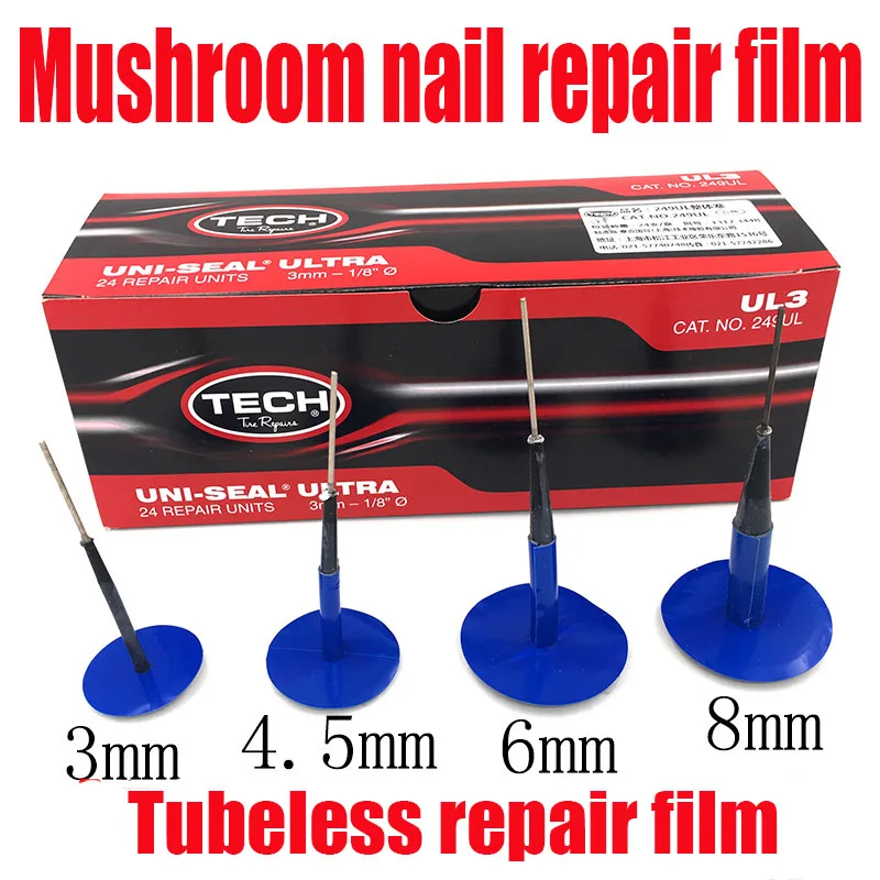 Car tire repair film Tubeless puncture film Rubber stopper Vacuum tire repair kit
Car tire repair film Tubeless puncture film Rubber stopper Vacuum tire repair kit
