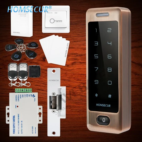 HOMSECUR Waterproof Wiegand 26/34 Anti-Vandal 125Khz RFID Access Control System+Backlight
HOMSECUR Waterproof Wiegand 26/34 Anti-Vandal 125Khz RFID Access Control System+Backlight