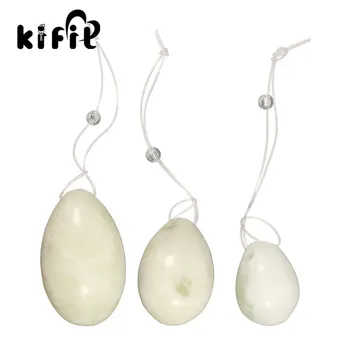 KIFIT Comfortable 3pcs/Set White Natural Jade Stone Balls Yoni Exercises Eggs for Women Pelvic Muscles Health Massage Tools
KIFIT Comfortable 3pcs/Set White Natural Jade Stone Balls Yoni Exercises Eggs for Women Pelvic Muscles Health Massage Tools