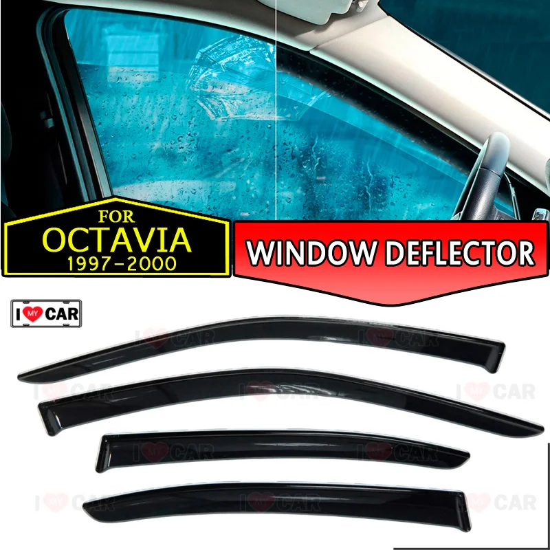 Window deflector for Skoda Octavia 1997-2000 car window deflector wind guard vent sun rain visor cover car styling decor
Window deflector for Skoda Octavia 1997-2000 car window deflector wind guard vent sun rain visor cover car styling decor