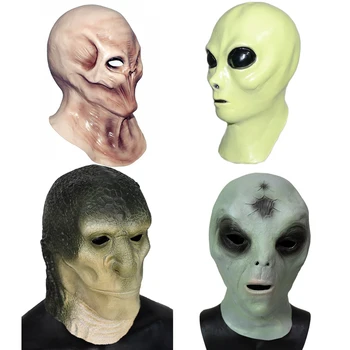 Horror Latex Mask Monster Alien Head Mask UFO Skeleton Outer Space Creature ET Halloween Masquerade Party Masaka
Horror Latex Mask Monster Alien Head Mask UFO Skeleton Outer Space Creature ET Halloween Masquerade Party Masaka