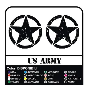 3 stickers STAR + US ARMY stickers 35x35 cm 4X4 military star SCRATCHED WORN EFFECT for renegade wrangler defender offroad
3 stickers STAR + US ARMY stickers 35x35 cm 4X4 military star SCRATCHED WORN EFFECT for renegade wrangler defender offroad