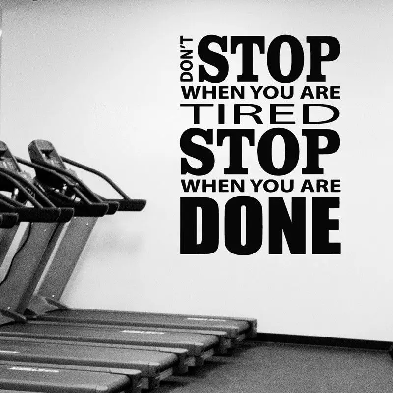 Wall Decal Don't Stop Gym Fitness Wall Sticker Removable Vinyl Motivational Inspiration Quote Gym Sport Wall Art Poster AY014
Wall Decal Don't Stop Gym Fitness Wall Sticker Removable Vinyl Motivational Inspiration Quote Gym Sport Wall Art Poster AY014