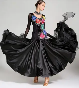lady Ballroom Dance Competition Dresses Women Standard Ballroom Waltz Dress black green Tango dress lace 7028
lady Ballroom Dance Competition Dresses Women Standard Ballroom Waltz Dress black green Tango dress lace 7028