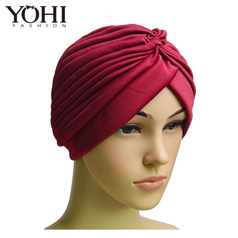 New Fashion 12color women cap Pleated Stretch Turban women headwrap Hair Wrap indian Hat
New Fashion 12color women cap Pleated Stretch Turban women headwrap Hair Wrap indian Hat
