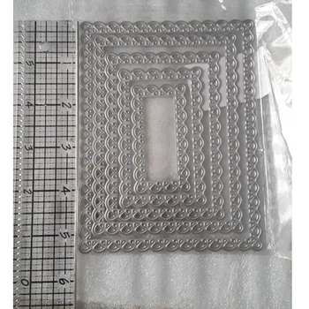 5PCS Frame Metal Cutting Dies Stencils for Making DIY Scrapbooking Paper Cards Crafts Embossing New Die Cutter Decorative
5PCS Frame Metal Cutting Dies Stencils for Making DIY Scrapbooking Paper Cards Crafts Embossing New Die Cutter Decorative