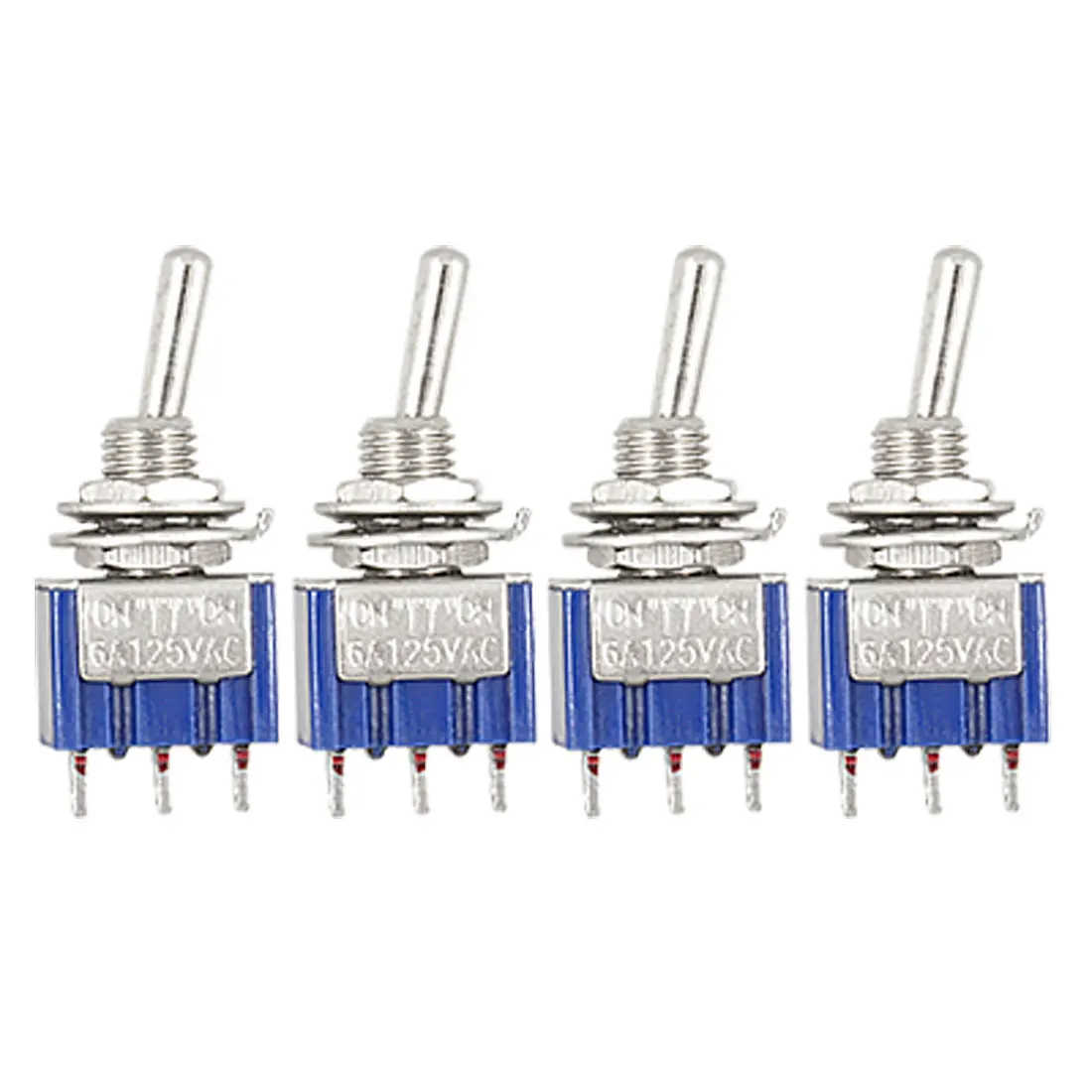 UXCELL 4 Pcs Ac 125V 6A 3 Pin Spdt On/Off/On 3 Position Mini Toggle Switch Blue
UXCELL 4 Pcs Ac 125V 6A 3 Pin Spdt On/Off/On 3 Position Mini Toggle Switch Blue
