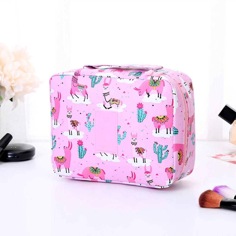 Cosmetic Bag Alpaca Printed Leather Travel Storage Bag Wash Bag Portable Large Capacity Square Bag-1
Cosmetic Bag Alpaca Printed Leather Travel Storage Bag Wash Bag Portable Large Capacity Square Bag-1
