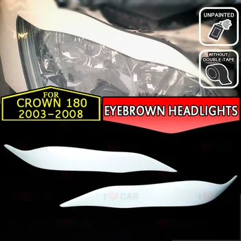 For Toyota Crown GRS180 2003-2008 eyebrows headlights eyelids car styling trim stickers cover brows eyelids trims decoration
For Toyota Crown GRS180 2003-2008 eyebrows headlights eyelids car styling trim stickers cover brows eyelids trims decoration