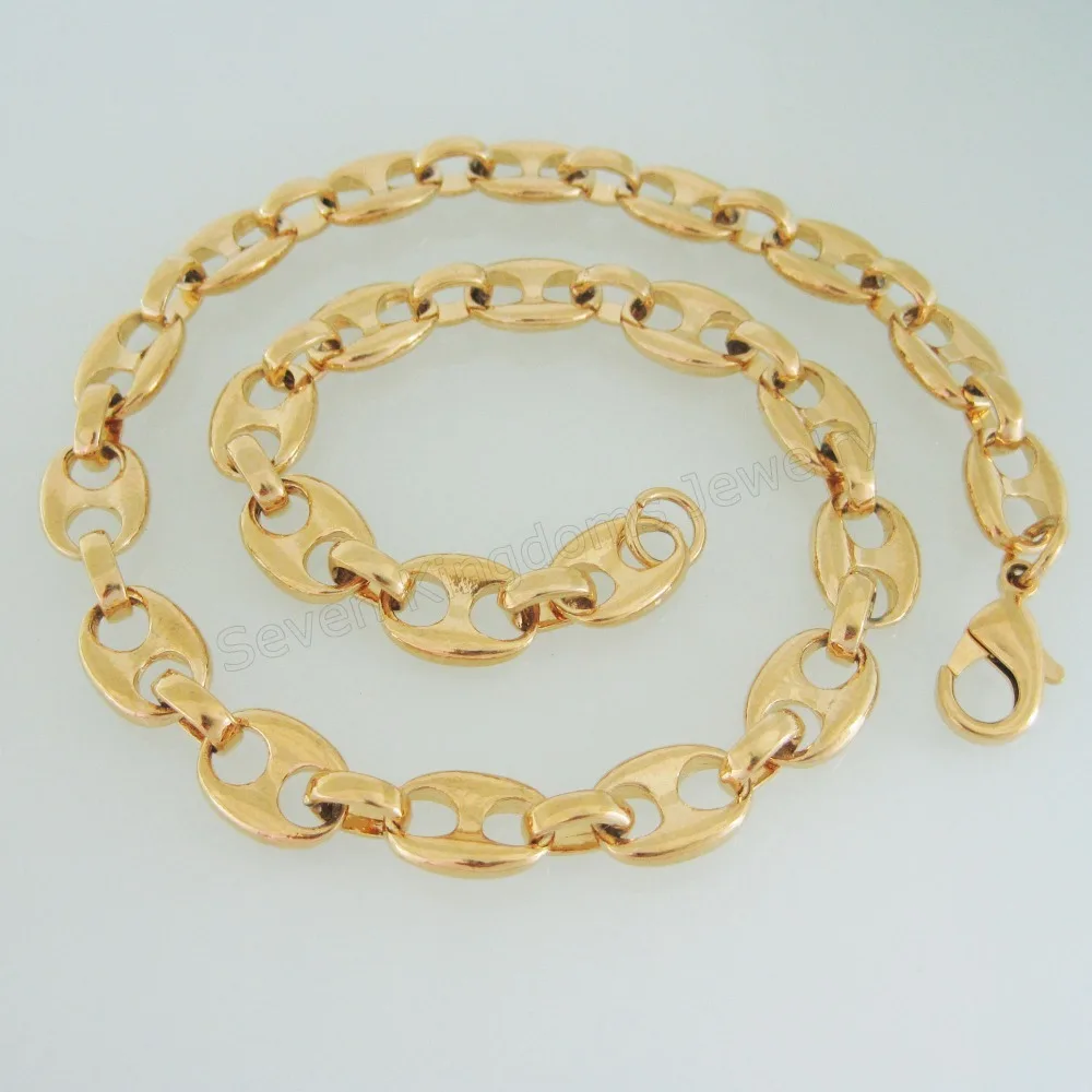 Foromance/ NEW 18" LONG WIDTH 10MM - YELLOW GOLD GP OVERLAY FILLED BRASS COFFEE BEAN CHAIN NECKLACE
Foromance/ NEW 18" LONG WIDTH 10MM - YELLOW GOLD GP OVERLAY FILLED BRASS COFFEE BEAN CHAIN NECKLACE