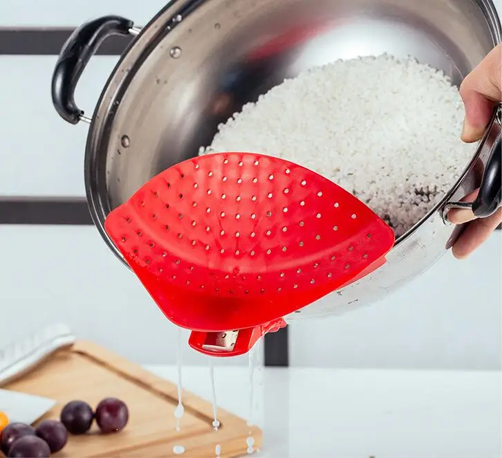 1PC Creative Kitchen Colander Multifunction Wash Rice Vegetable Fruit Colanders Snap Filter Washing Draining Board Free Ship
1PC Creative Kitchen Colander Multifunction Wash Rice Vegetable Fruit Colanders Snap Filter Washing Draining Board Free Ship