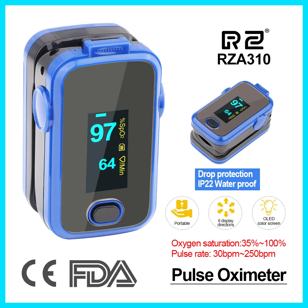Genuine Fingertip Pulse Oximeter Rate Drop Protection Blood Pressure Health Care CE FDA OLED display Oxygen Alarm setting A310
Genuine Fingertip Pulse Oximeter Rate Drop Protection Blood Pressure Health Care CE FDA OLED display Oxygen Alarm setting A310