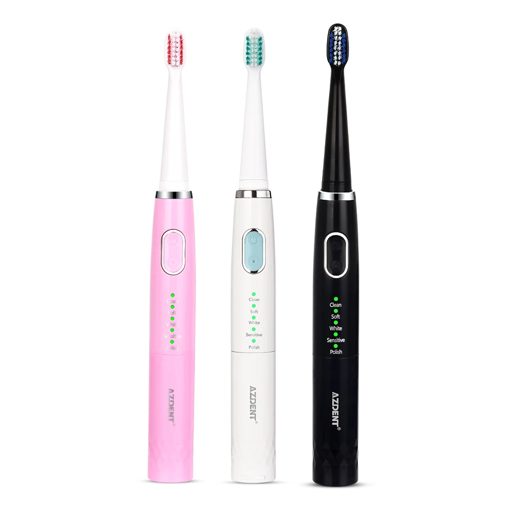 Fashion Sonic Electric Toothbrush 5 Modes Adult Timer Tooth Brushes Battery Operated with 3pc Replacement Heads No Rechargeable
Fashion Sonic Electric Toothbrush 5 Modes Adult Timer Tooth Brushes Battery Operated with 3pc Replacement Heads No Rechargeable