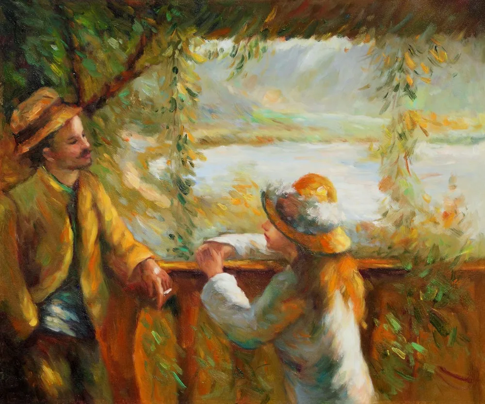 High quality Oil painting Canvas Reproductions Near the Lake By Pierre Auguste Renoir hand painted
High quality Oil painting Canvas Reproductions Near the Lake By Pierre Auguste Renoir hand painted