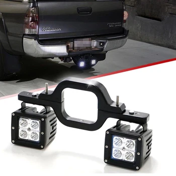 Tow Hitch Mount 3X3" 16W LED Pod Backup Reverse Lights Rear Search Lighting Off-Road Work Lamps For Truck SUV Trailer RV
Tow Hitch Mount 3X3" 16W LED Pod Backup Reverse Lights Rear Search Lighting Off-Road Work Lamps For Truck SUV Trailer RV