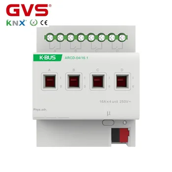 Smart Home GVS K-bus KNX/EIB KNX Switching Actuator 4 fold 16A Switch Actuator with Current Detecting
Smart Home GVS K-bus KNX/EIB KNX Switching Actuator 4 fold 16A Switch Actuator with Current Detecting