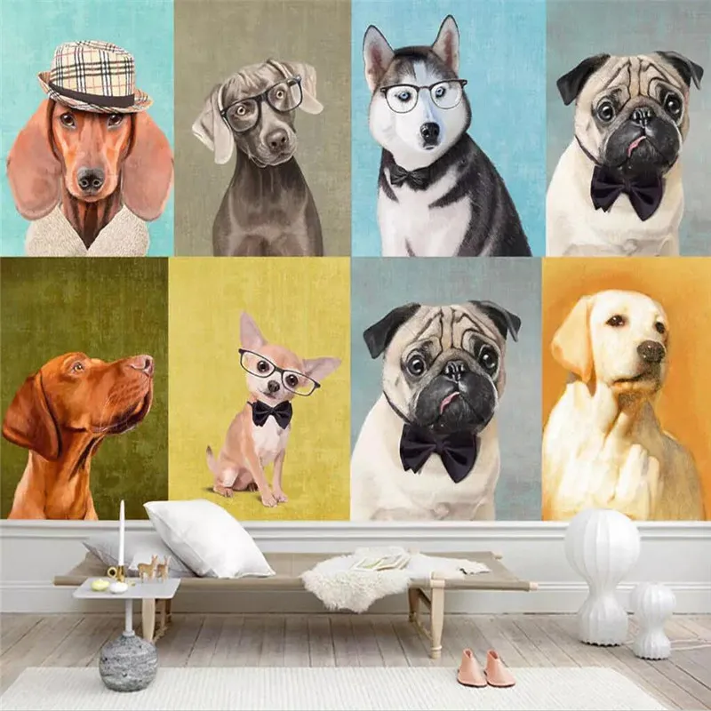 Oil painting puppy pet shop background wall professional production mural factory wholesale wallpaper mural poster photo wall
Oil painting puppy pet shop background wall professional production mural factory wholesale wallpaper mural poster photo wall