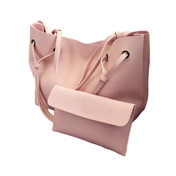 Fashion 2019 new women's shoulder bag solid color casual handbags wild high quality PU leather bag One big bag & one small bag
Fashion 2019 new women's shoulder bag solid color casual handbags wild high quality PU leather bag One big bag & one small bag