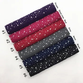 ZFQHJJ Women Cotton Scarf Hot Drilling White Pearls Plain Solid Color Muslim Hijab Scarves Big Shawls Tudung Wraps 200x75cm
ZFQHJJ Women Cotton Scarf Hot Drilling White Pearls Plain Solid Color Muslim Hijab Scarves Big Shawls Tudung Wraps 200x75cm